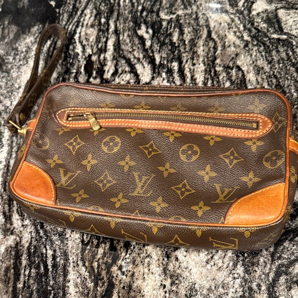 Louis Vuitton Monogram Dragone large clutch